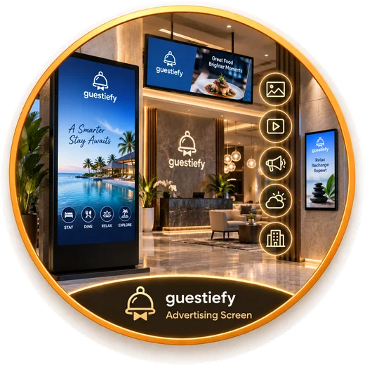 Guestiefy Advertising Screens