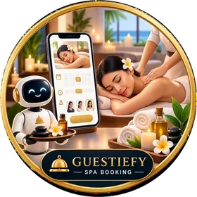 Guestiefy Spa Booking — treatment scheduling and therapist selection from the guest app