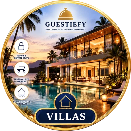 Guestiefy for villas — secure and private stays, personalized services, book and manage with ease